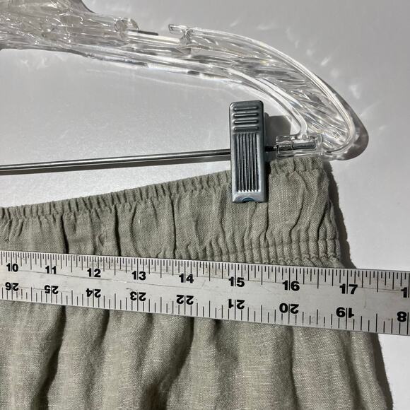 Jones’s New York Wide Leg Linen Cream Casual Comfy Pants Women’s Size Large - Picture 5 of 8